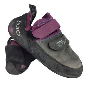 5.10 Five Ten Rogue VCS Climbing Shoes Stealth C4 Rubber Purple Gray Womens 40/9